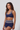 Women's Vintage Fake Two Piece Halter Bra& Short Yoga Sets