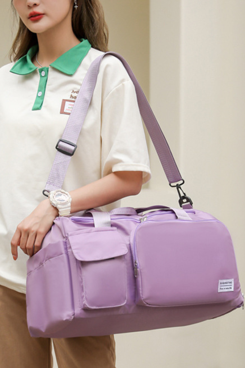 Women's Oxford Cloth Large Capacity Sports Travel Duffel Bag