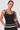 Women's Fake Two‑Piece Color Block Halter Sports Cami Tank