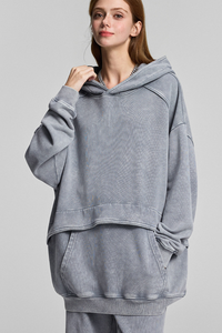 Stir-fried Snowflake Hooded Sweatshirt