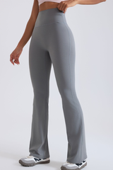 Women’s high-waisted  flare pants.