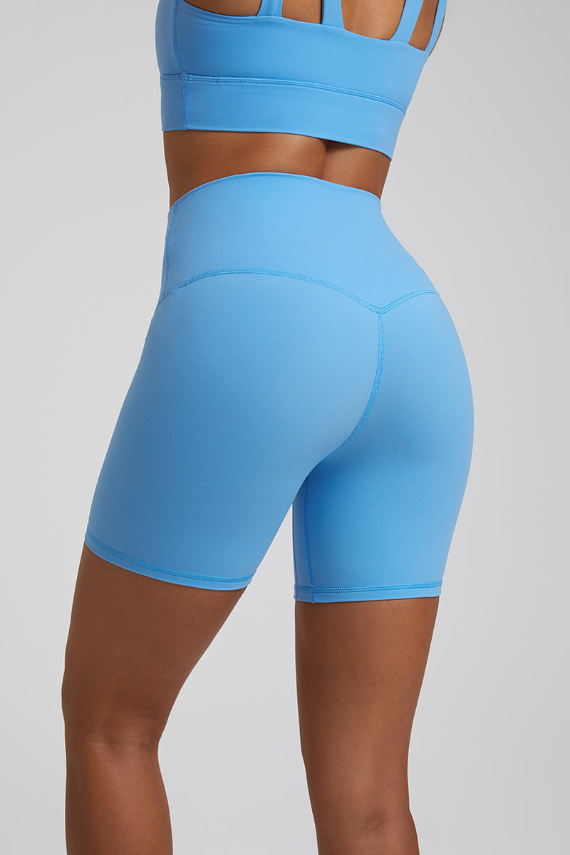 High-Waisted, High-Stretch Athletic Shorts