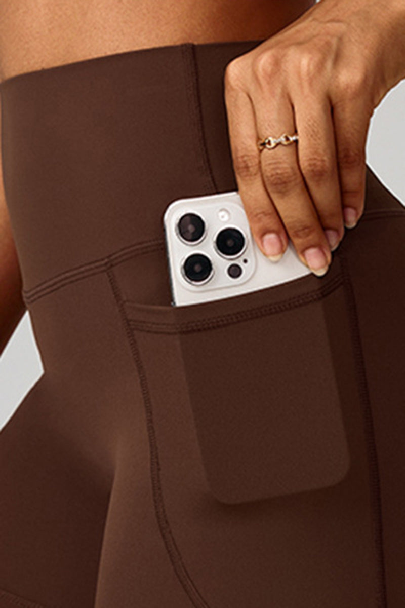 Women Cloud-Feel Quick-Dry Yoga Set: Asymmetric Strap Bra + High-Waist Pocket Leggings