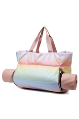 Gradient Rainbow Dry & Wet Separation Gym Travel Bag