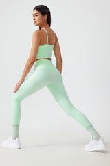 Women Free Size Nude Hip Lifting Shaping Fitness 9/10 Yoga Pants