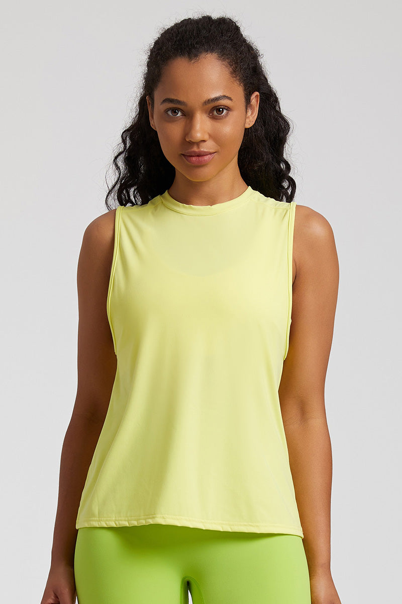 Solid Color Loose Tank Top