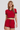 Women's V-Neck Cropped T-shirt & Shorts 2-Piece Tennis Set