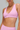 Women's Deep V-Neck Adjustable Strap Padded  Sports Bra