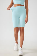 Women Free Size No Embarrassment Line Tummy Tucking Hip Lifting Fitness Sports Yoga 5/10 Shorts