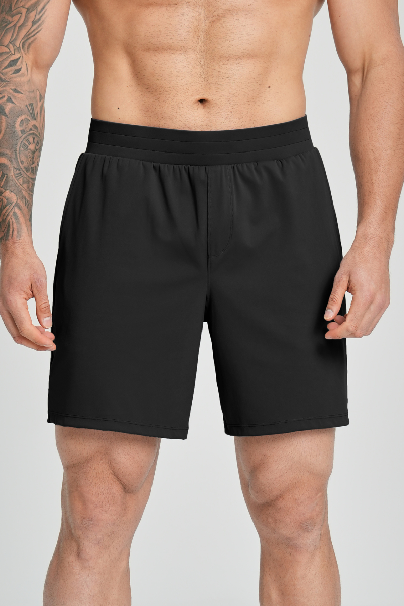 Men's Brushed Side Pocket Casual Sport Shorts