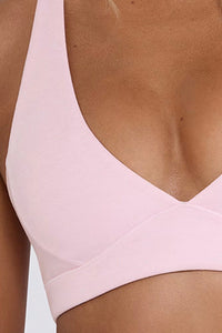Women's Tennis Set:Halterneck Tank Top And Cross-Waist Skirt