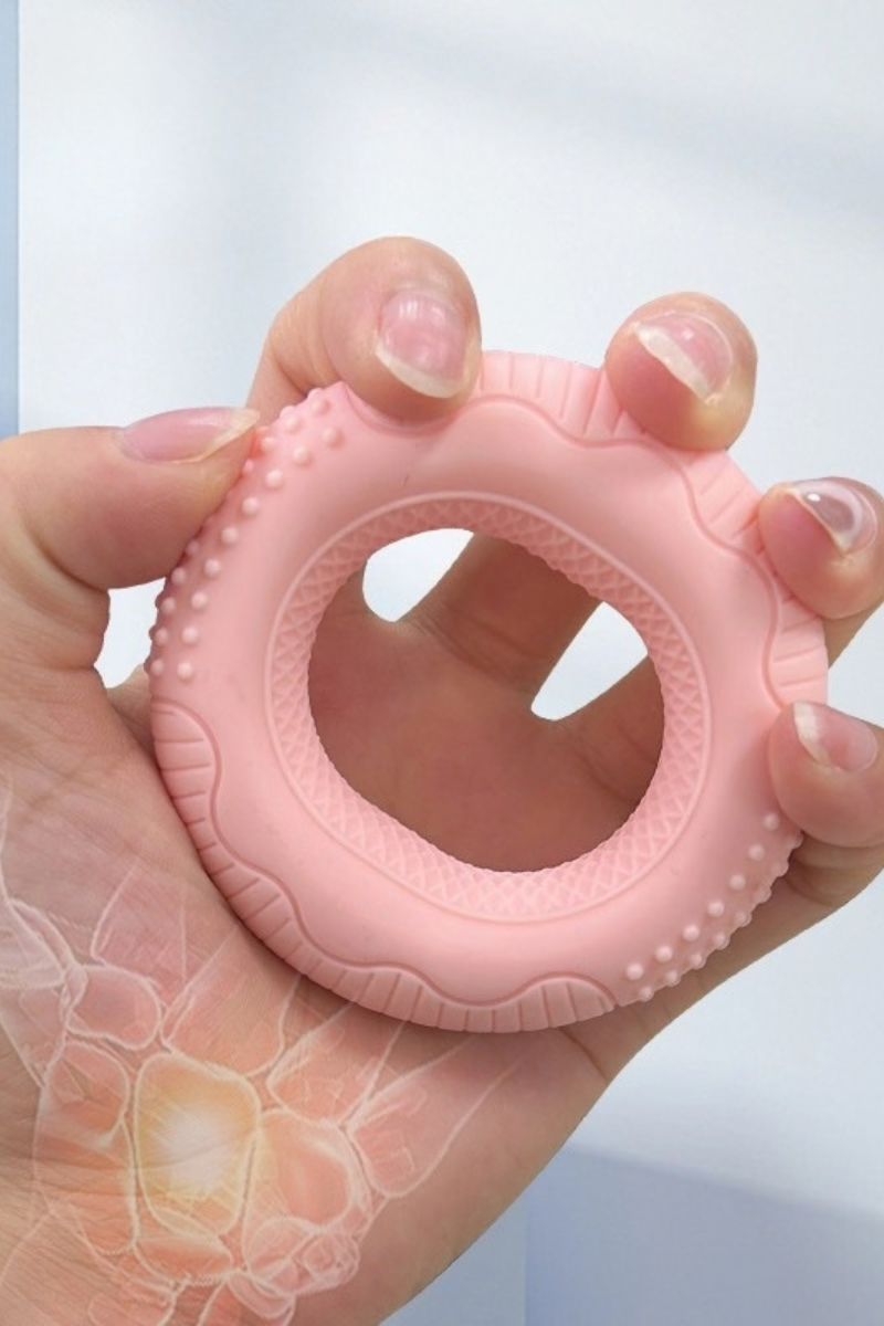 Dual Resistance Rubber Grip Ring Two Way Hand Gripper