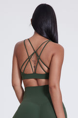 Women'S Yoga Cross Line Sports Bra Tank Top