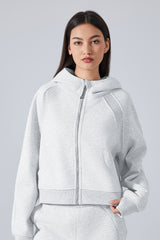 Women'S Loose Yoga Hooded Jacket