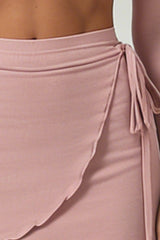 Women's Asymmetrical Side Tie Crisscross Yoga Dress