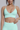 Women's Seamless Knit Solid Color Triangle Cup Sports Bra