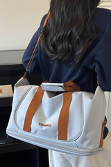 Unisex Wet Dry Separation Color Block Duffle Bag