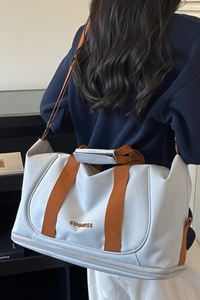 Unisex Wet Dry Separation Color Block Duffle Bag