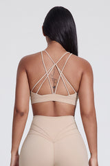Women'S Yoga Cross Line Sports Bra Tank Top