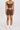 Women's Color-Block Cross-Back Tank Top And Shorts Sport Set