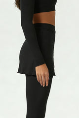 Women's Asymmetrical Side Tie Crisscross Yoga Dress