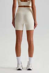 Women High Waisted Butt Lifting Seamless Naked Sensation Yoga Shorts
