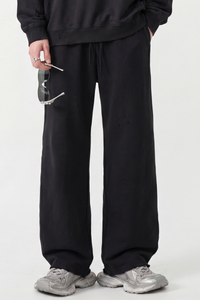 Unisex Fall 430G Heavyweight Drawstring Relaxed Sweatpants
