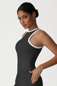 Women Slim Fit Color Block Training Vest