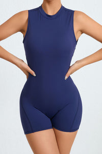 Women Sleeveless Back Hollow Fitness Peach Butt Removable Chest Pad Sports Yoga Bodysuit