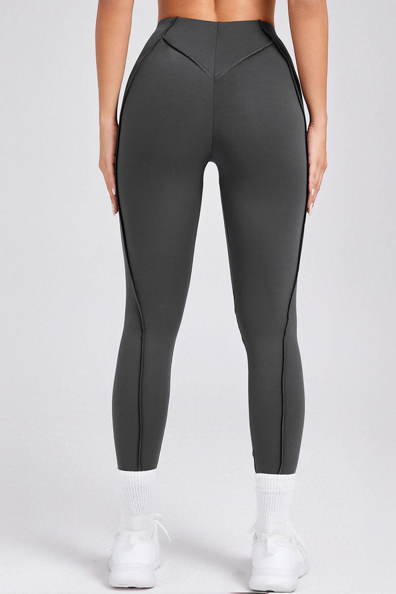 Women Patchwork Linear Stereoscopic Skinny Beauty Out Running Fitness Exercise Yoga Pants
