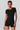 Women's Solid Open-Back Short-Sleeve Workout Jumpsuit