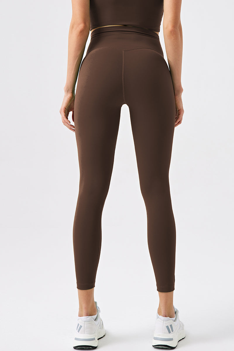 Women Eco Nylon Tummy Tuck High Waist Fitness Running Yoga Exercise Leggings