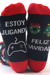 Unisex Christmas Fun Jacquard Crew Socks