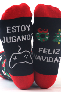 Unisex Christmas Fun Jacquard Crew Socks