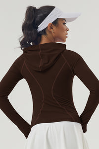 Women'S Hooded Zip-Up Jacket
