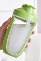500ml Sports Shaker Bottle With Clear Body & Blender Ball
