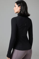 Women'S Slim Fit Sports Zipper Jacket