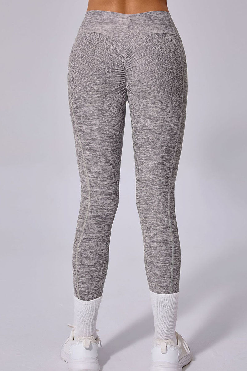 Women Quick Dry Sharpened Tight High Waisted Tummy Tucking Hip Lifting No Embarrassing Lines Outer Wear Yoga Exercise Fitness Pants