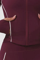 Women Side Zip Slim Fit Sport Jacket