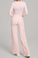 Women Naked Feel Flared Yoga Set