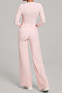 Women Naked Feel Flared Yoga Set