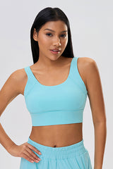 Women Lift Side-Support 4-Row Hook Shockproof Anti-Sag Yoga Sports Bra
