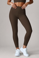 Women’s High-Waisted Side Mesh Perforation Yoga Leggings