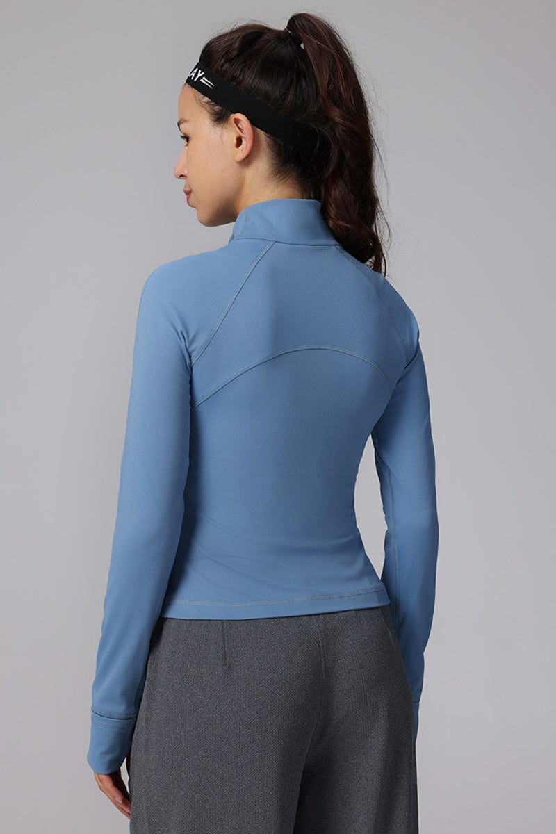 Women'S Slim Fit Sports Zipper Jacket