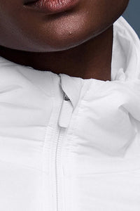 Women Slim-Fit Fleece-Lined Lightweight Hooded Jacket