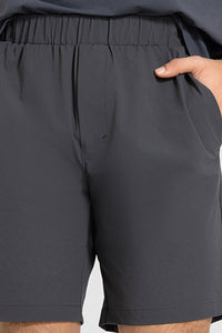 Men Summer Lightweight Quick-Dry Breathable Running Training Fitness Sport Shorts