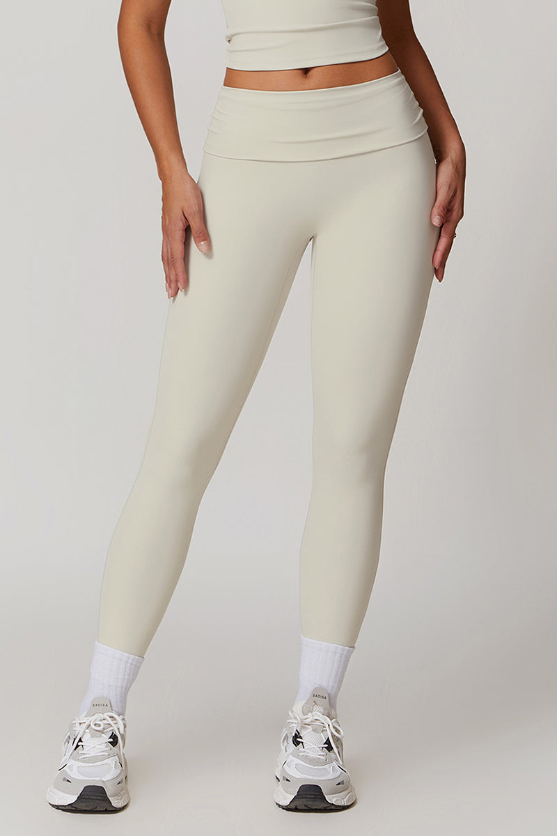 Women Fold Over Yoga Spors Leggings