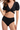 Women's Puffed Sleeve Knot Detachable Twist-Front Bikini Set