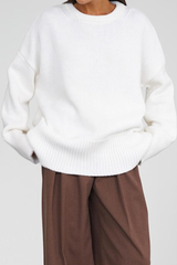 Turtleneck knitted round-necked sweater