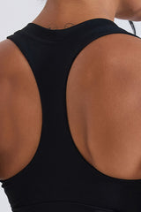 Women V-Neck Cross Back Quick-Dry Yoga Sports Bra